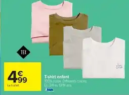 Cora x Carrefour T-shirt enfant offre