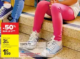 Cora x Carrefour Legging fille offre