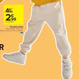 Cora x Carrefour Pantalon enfant offre