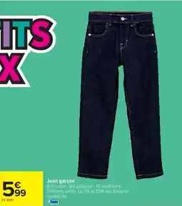 Cora x Carrefour Jean garçon offre