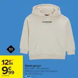 Cora x Carrefour Sweat garçon offre