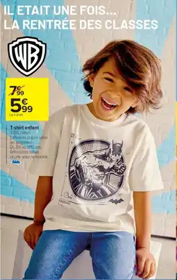 Cora x Carrefour T-shirt enfant offre