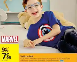 Cora x Carrefour MARVEL T-shirt enfant offre