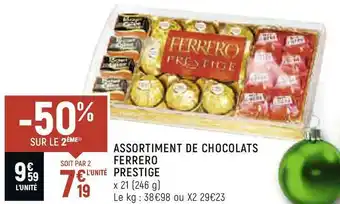 Spar Ferrero prestige assortiment de chocolats offre