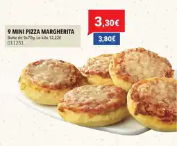 Gel 2000 9 mini pizza margherita offre