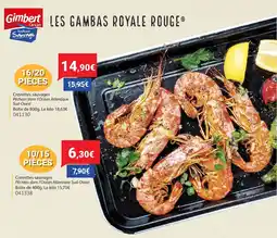 Gel 2000 GIMBERT Les gambas royale rouge offre