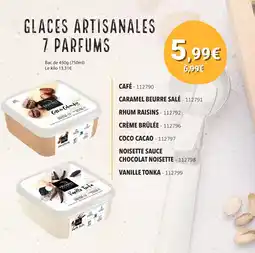 Gel 2000 Glaces artisanales 7 parfums offre