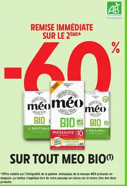 Intermarché MEO BIO Sur tout offre