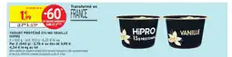 Intermarché HIPRO Yaourt protéiné 0% mg vanille offre