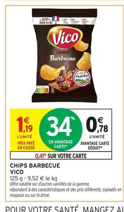 Intermarché VICO Chips barbecue offre