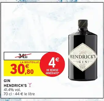 Intermarché HENDRICK'S Gin offre