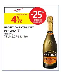 Intermarché PERLINO Prosecco extra dry offre