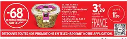 Intermarché TROPIC APÉRO Olives vertes dénoyautées à la méditerranéenne offre