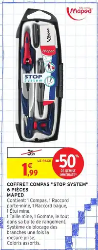 Intermarché Hyper MAPED Coffret compas stop system offre