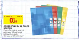 Intermarché Hyper DOMÉDIA Cahier 48 pages offre