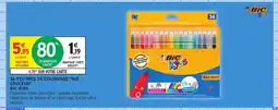Intermarché Hyper BIC 36 feutres de coloriage kid couleur offre