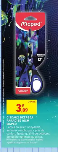 Intermarché Hyper MAPED Ciseaux deepsea paradise offre