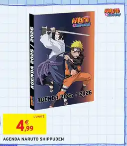 Intermarché Hyper Agenda naruto shippuden offre
