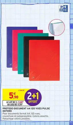 Intermarché Hyper OXFORD Protege-document a4 120 vues pulse offre