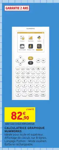 Intermarché Hyper Calculatrice graphique numworks offre