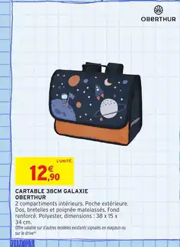 Intermarché Hyper OBERTHUR Cartable galaxie offre