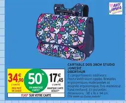 Intermarché Hyper Cartable dos studio jonesie offre