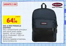 Intermarché Hyper EASTPAK Sac a dos pinnacle offre