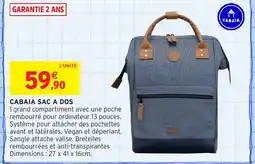Intermarché Hyper Cabaia sac a dos offre