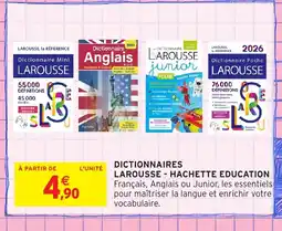 Intermarché Hyper Dictionnaires larousse - hachette education offre