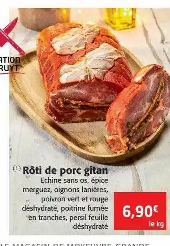 Colruyt Rôti De Porc Gitan offre