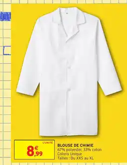Intermarché Hyper Blouse de chimie offre