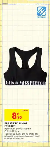 Intermarché Hyper FREEGUN Brassiere junior offre