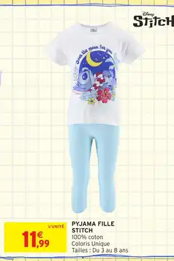 Intermarché Hyper STITCH Pyjama fille offre