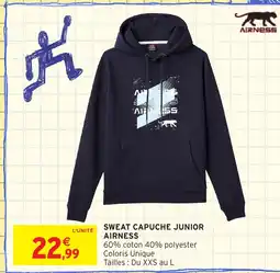 Intermarché Hyper AIRNESS Sweat capuche junior offre