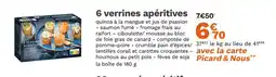 Picard 6 verrines apéritives offre