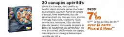 Picard 20 canapés apéritifs offre