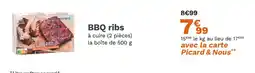 Picard BBQ ribs offre