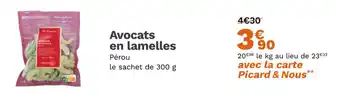 Picard Avocats en lamelles offre