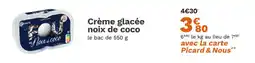 Picard Crème glacée noix de coco offre