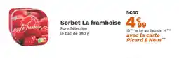 Picard Sorbet La framboise offre