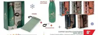 Gifi Coffret Bouteille Isotherme Inox 480 Ml offre