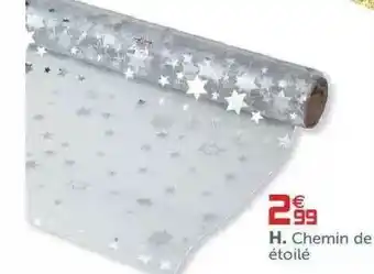 Gifi Chemin De Table étoilé offre