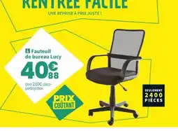 Conforama Fauteuil de bureau Lucy offre