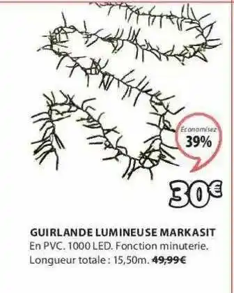 JYSK Guirlande Lumineuse Markasit offre