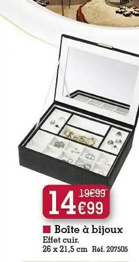 Kandy Boîte à Bijoux offre