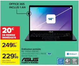 Cora x Carrefour ASUS Ordinateur portable offre
