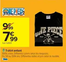 Cora x Carrefour T-shirt enfant offre