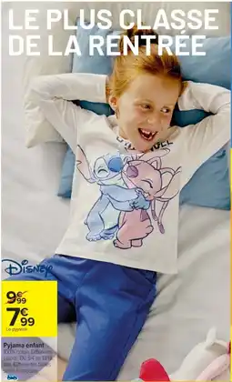 Cora x Carrefour Pyjama enfant offre