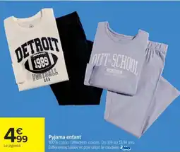 Cora x Carrefour Pyjama enfant offre