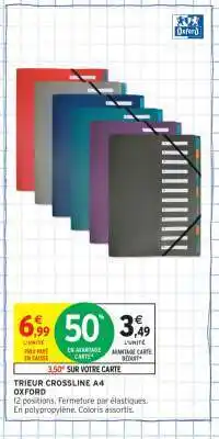 Intermarché TRIEUR CROSSLINE A4 OXFORD offre